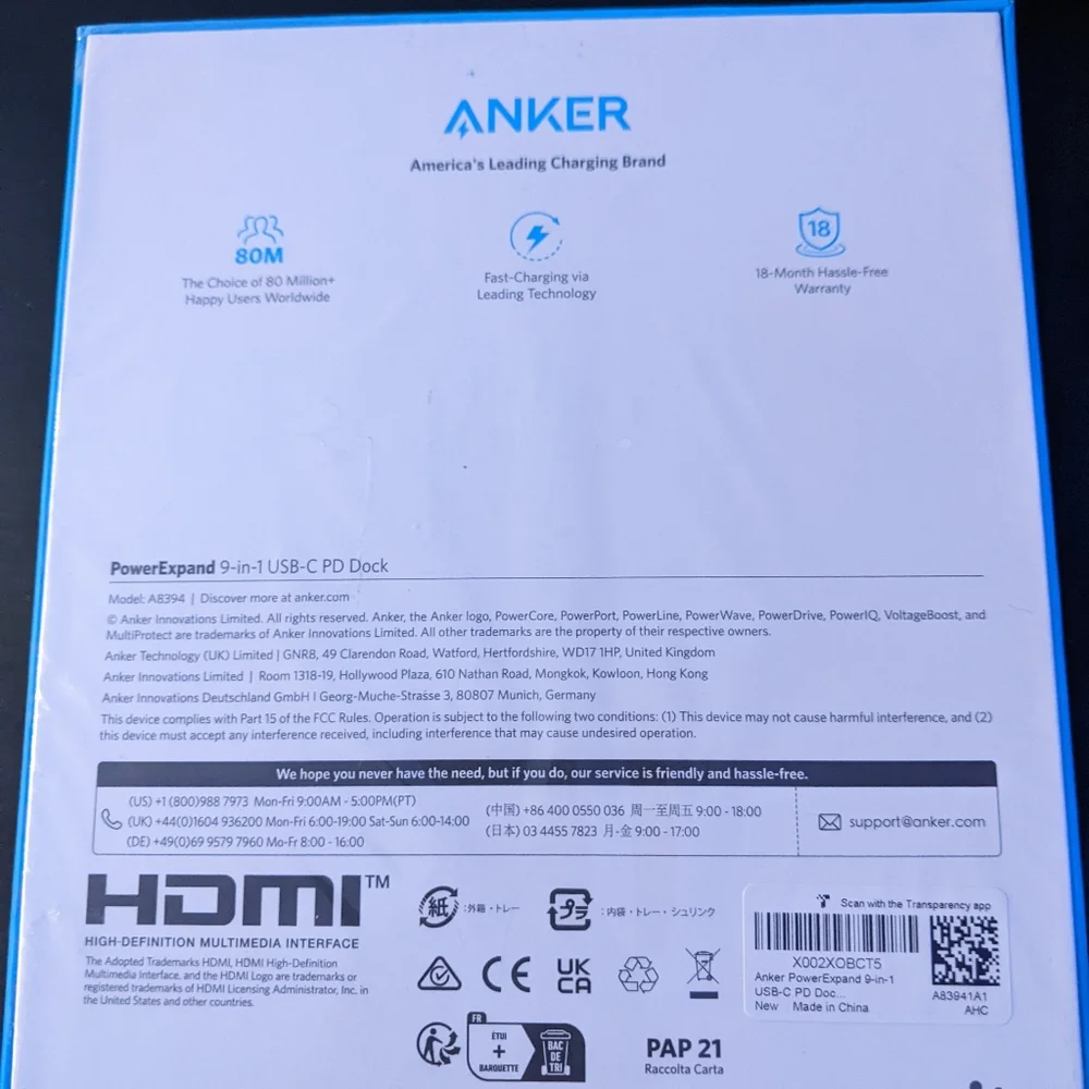 Anker PowerExpand 9-in-1 USB-C PD Dock